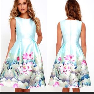 Lulu’s Blue Floral Dress